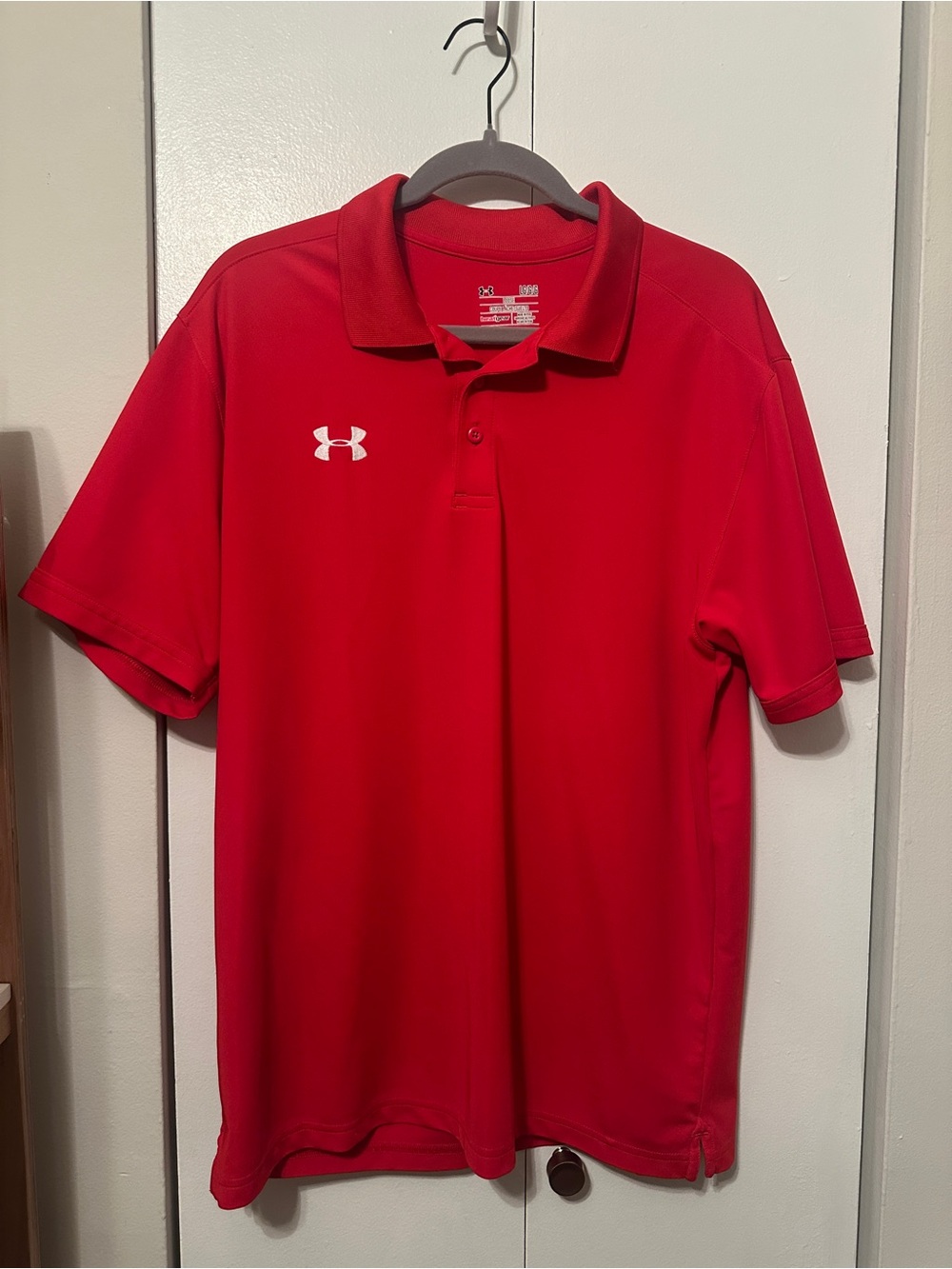 Under Armour Heatgear Loose Fit Golf Performance Polo Shirt - Men’s Large